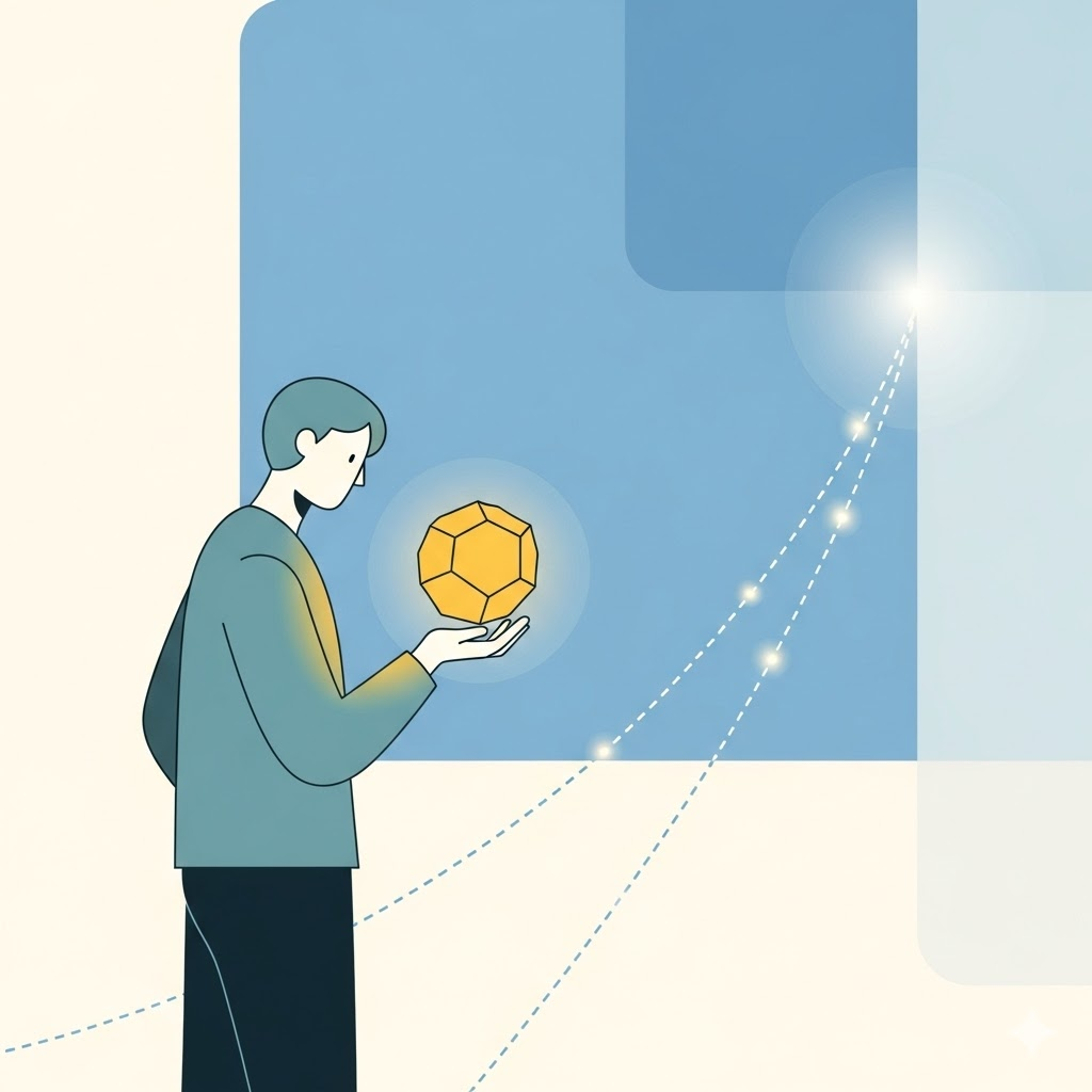 スキルを持って立ち尽くす人